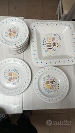 Set ceramiche sarde Sarditas – Castelsardo – 22 pz