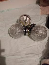 tre lampade globo diametro cm. 16