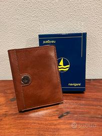 Portafogli uomo pelle marrone Navigare