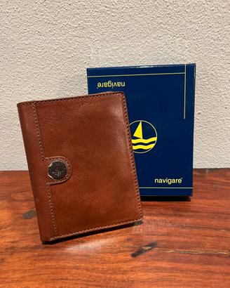 Portafogli uomo pelle marrone Navigare