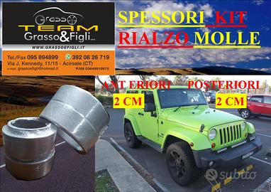 Kit Rialzo Jeep Wrangler Cherokee Compass