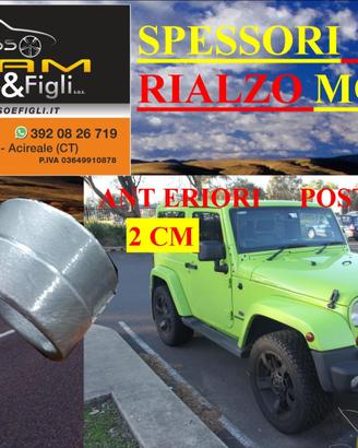 Kit Rialzo Jeep Wrangler Cherokee Compass