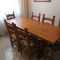 Tinello Completo in legno massello