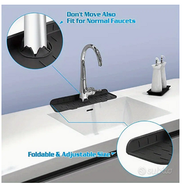 tappetino rubinetti lavandini in silicone NUOVO