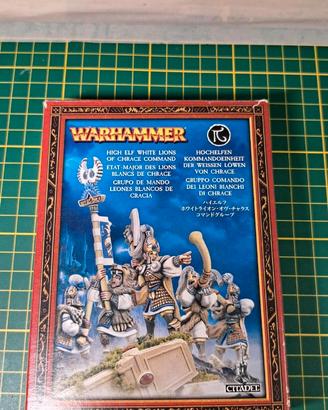Warhammer F. White Lions of Chrace Command Group