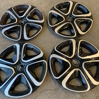 Coppe ruota Citroen c3 bicolor R16 copri-cerchi
