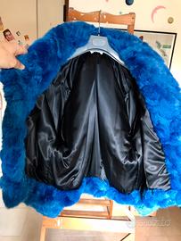 Bomber in Lapen blu elettrico tag 44