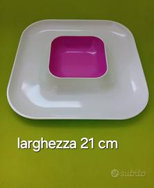 Antipastiera svuotatasche in melamina design 