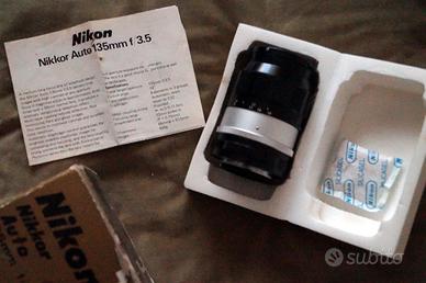 Obiettivo NIKON Nikkor-Q . C Auto 135 f/3.5