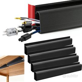 4 Pezzi Organizer per Cavi Sotto Scrivania ADESIVO