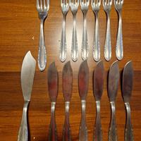 INOXBECK posate da pesce acciaio inox 18/8 Anni 50