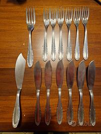 INOXBECK posate da pesce acciaio inox 18/8 Anni 50