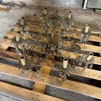 Lampadario a candele antico