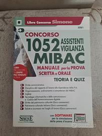 Libro concorso 1052 assistenti vigilanza mibac