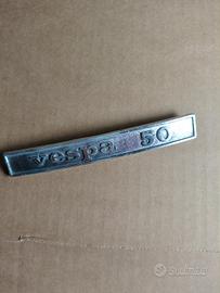targhetta posteriore vespa 50 piaggio