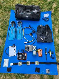 attrezzatura completa sub