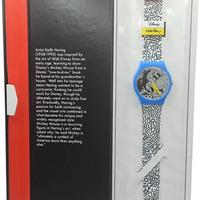 RARO Swatch Keith Haring Eclectic Mickey SUOZ336