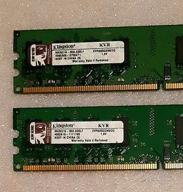 RAM DDR2 4gb(2x2) Kingston PC2-6400 800Mhz -(RM01)
