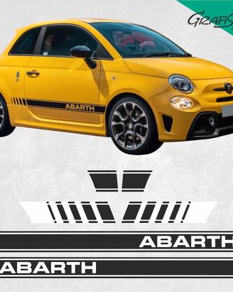 adesivo ABARTH per fiat 500 abarth