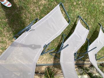 3lettini prendisole pieghevoli