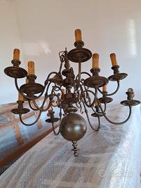 Lampadario candelabro vintage