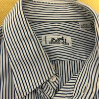 camicia a righe Blu HERMES