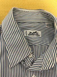 camicia a righe Blu HERMES