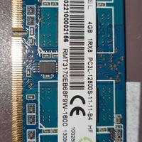 Ram x PC 4Gb 1RX8 PC3L-12800S-11-11-B4