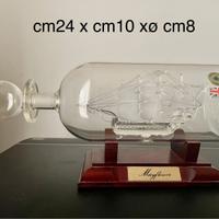 Nave in bottiglia in vetro - Mayflower