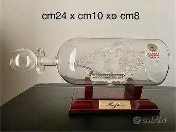 Nave in bottiglia in vetro - Mayflower