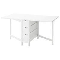 IKEA NORDEN Tavolo a ribalta, bianco