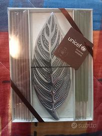 confezione 12 incensi + porta incenso Unicef