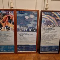 Set 3 poster locandina balletto classico 2008