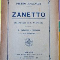 Libretto d'opera: Zanetto (P. Mascagni)