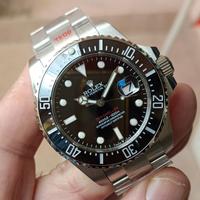 orologio automatico Black scritta rossa