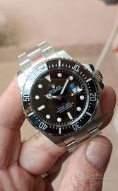 orologio automatico Black scritta rossa