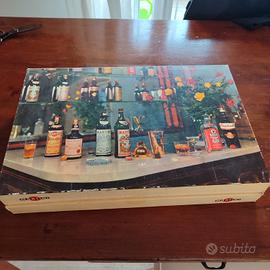 scatola cartone Martini bottiglie vintage 
