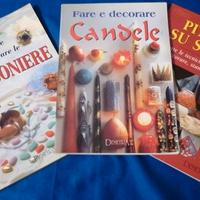Fare e decorare candele, Bomboniere,Pittura stoffa