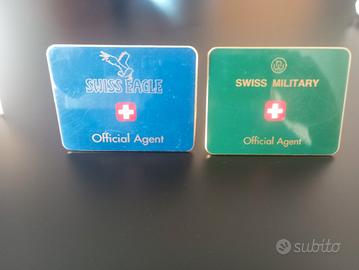 Targhette pubblicitarie orologi