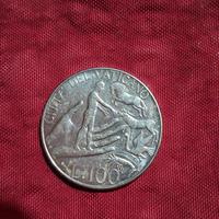Moneta da 100 lire città del vaticano