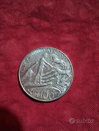 Moneta da 100 lire città del vaticano
