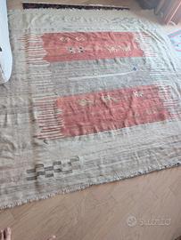 Tappeto Kilim etnico artigianale 200 x198