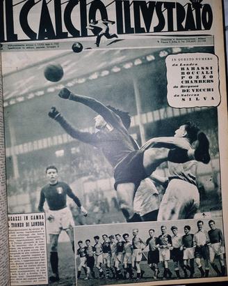 Rivista d'epoca il calcio illustrato anni 40/50