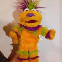 Tingo Sesame street peluche marionetta vintage 