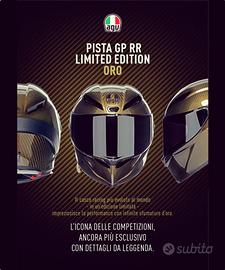 Agv pista gp rr limited edition oro