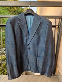 Giacca Lino-Cotone Blu