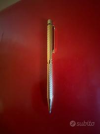 Penna a sfera Sheaffer placcata oro vintage