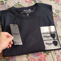 T-shirt blu uomo Blauer
