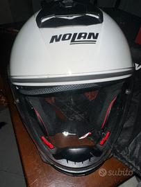 Casco moto Nolan tg Xl colore bianco