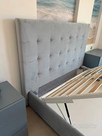 Letto e comodini Giessegi-NUOVI